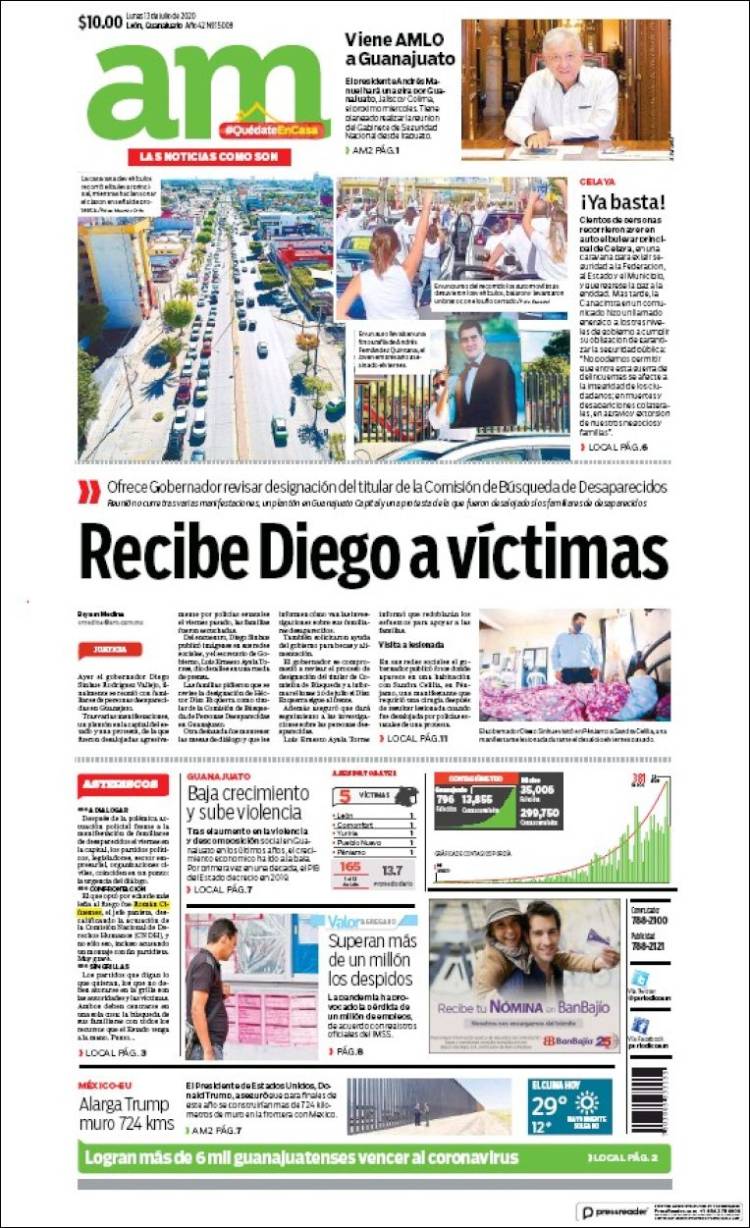 Portada de Al Día A.M. (México)