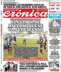 Portada de Crónica (Argentina)