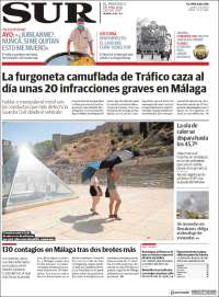 Portada de Diario el Sur (España)