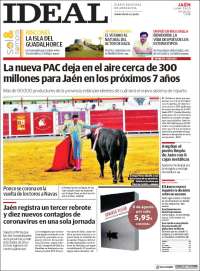 Portada de El Ideal de Jaén (España)