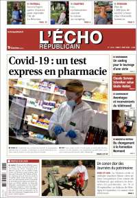 Portada de L'Echo Républicain (Francia)