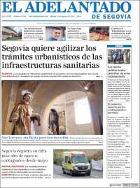 Portada de El Adelantado de Segovia (España)