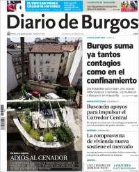 Portada de Diario de Burgos (España)