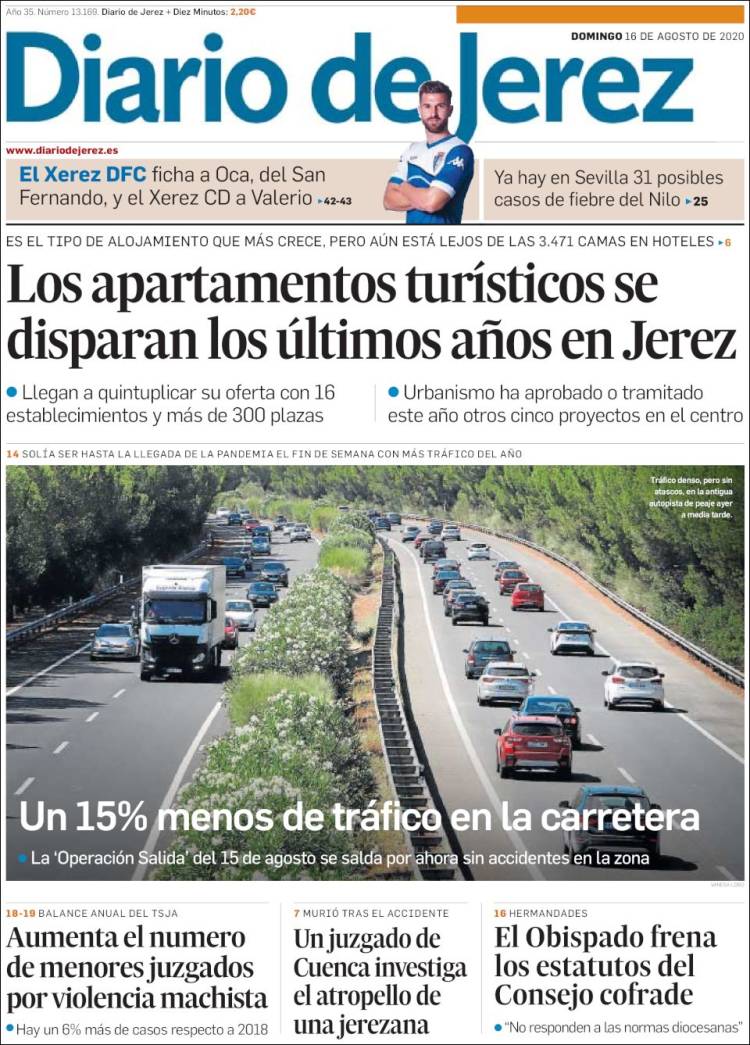 Portada de Diario de Jerez (España)