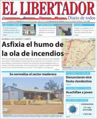 Portada de Diario El Libertador (Argentina)