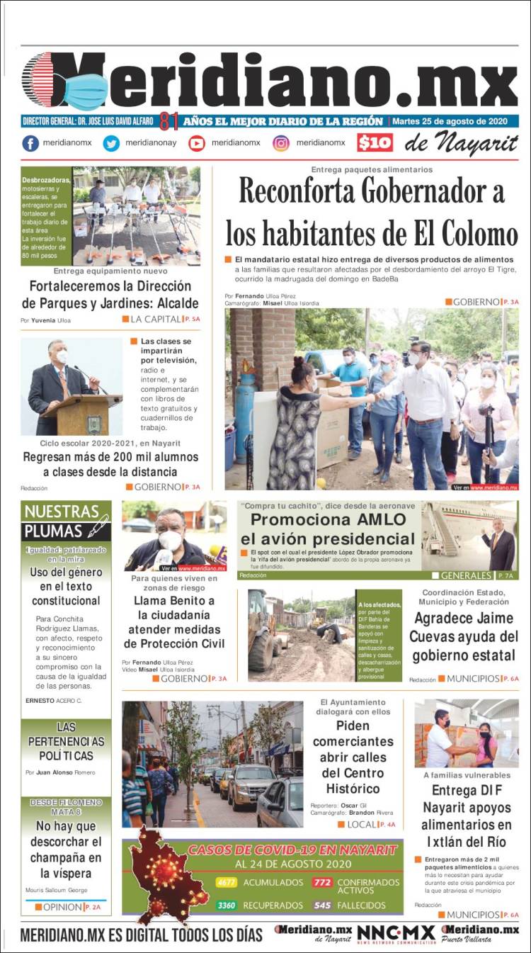 Portada de Meridiano (México)