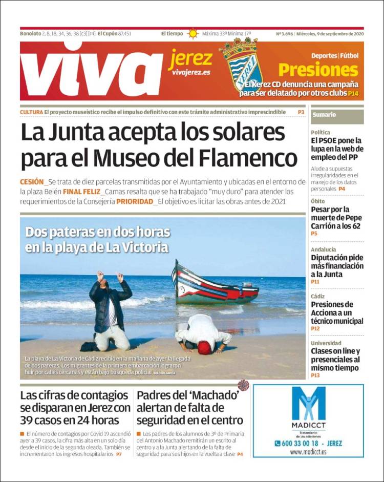 Portada de Viva Jerez (España)