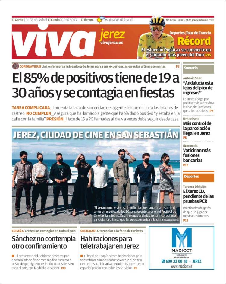 Portada de Viva Jerez (España)