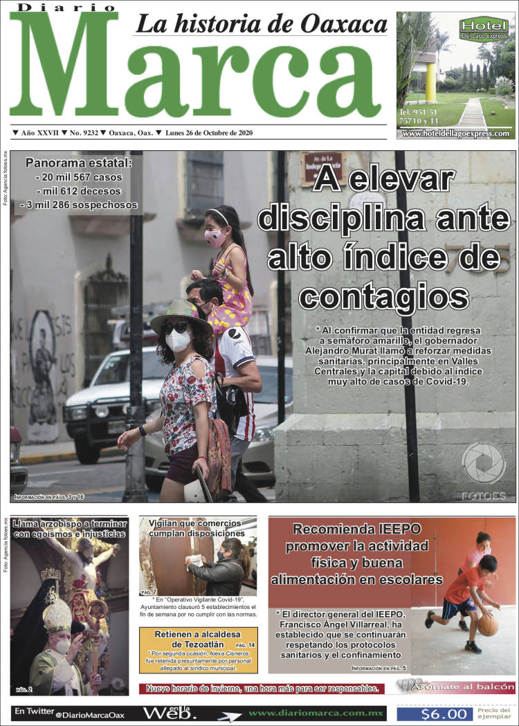 Portada de Diario Marca (México)