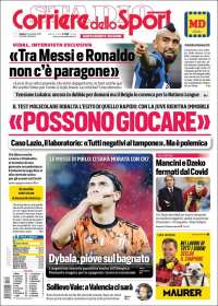 Portada de Corriere dello Sport (Italia)