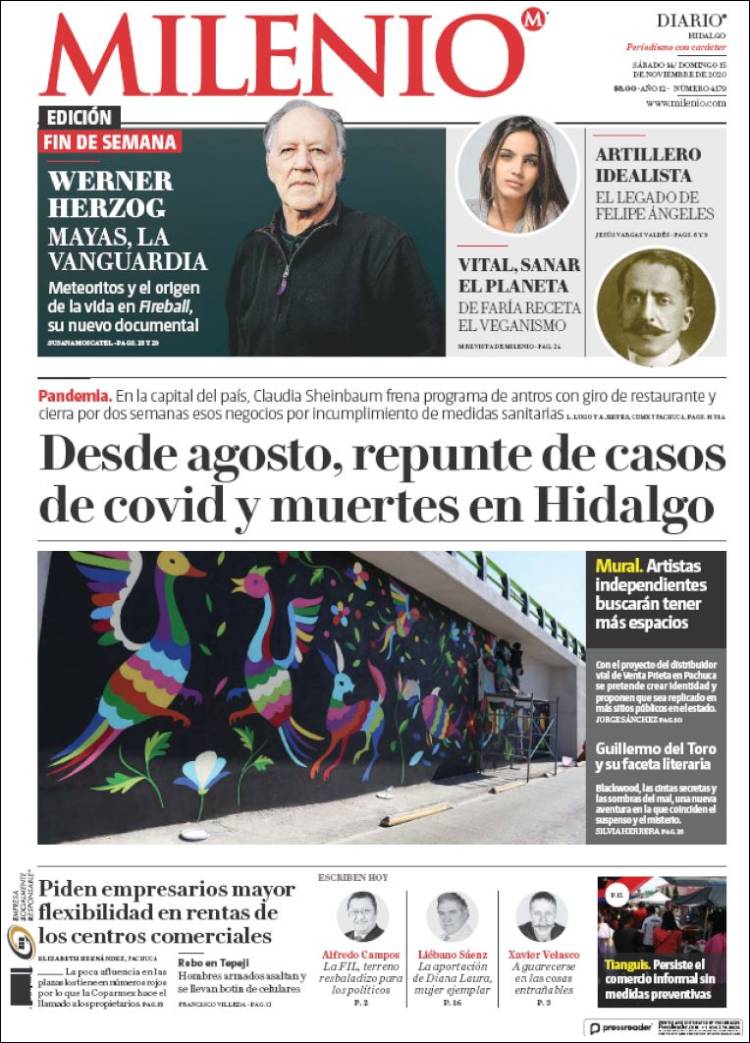 Portada de Milenio de Hidalgo (México)