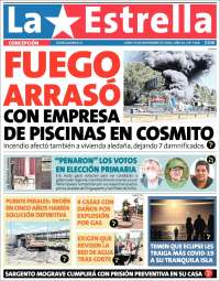 Portada de La Estrella de Concepción (Chile)