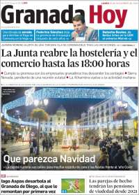 Portada de Granada Hoy (España)