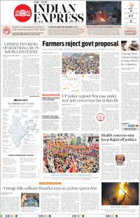 Portada de New Indian Express (India)