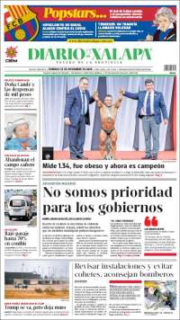 Portada de Diario de Xalapa (México)