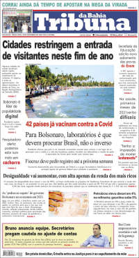 Portada de Tribuna da Bahia (Brasil)