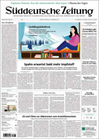 Portada de Sueddeutsche (Alemania)
