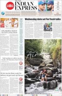 Portada de New Indian Express (India)