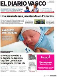 Portada de Diario Vasco (España)