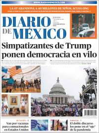 Portada de Diario de México (Mexique)