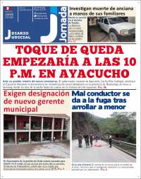 Portada de Diario Jornada (Pérou)