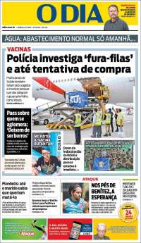 Portada de O Dia (Brésil)