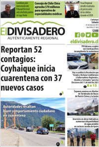 Portada de Diario El Divisadero (Chili)