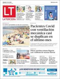 Portada de La Tercera (Chile)