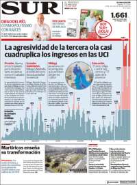 Portada de Diario el Sur (España)