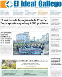 Portada de El Ideal Gallego (Spain)