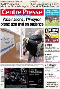 Portada de Centre Presse (Francia)