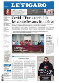 Portada de Le Figaro (Francia)