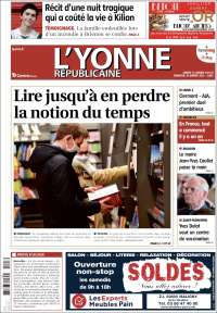 Portada de L'Yonne-Républicaine (Francia)