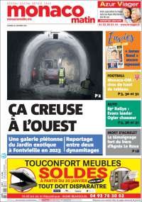 Portada de Nice-Matin (Francia)