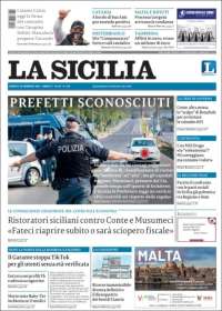 Portada de La Sicilia (Italy)