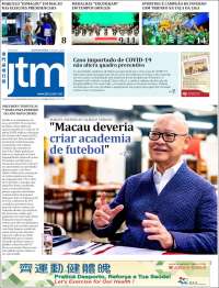 Portada de Jornal Tribuna de Macau (China)