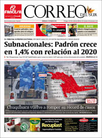 Portada de Correo Sur (Bolivia)