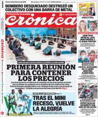 Portada de Crónica (Argentina)