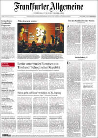 Portada de Frankfurter Allgemeine (Germany)