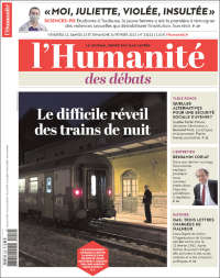 Portada de l'Humanite (France)