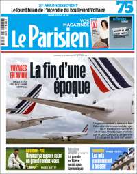 Portada de Le Parisien (France)