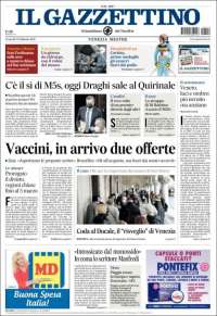 Portada de Il Gazzettino (Italy)