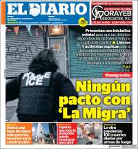 Portada de El Diario NY (États-Unis)