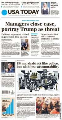 Portada de USA Today (USA)