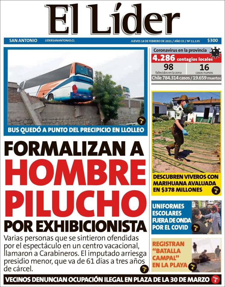 Portada de Lider de San Antonio (Chile)