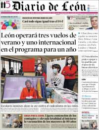 Portada de Diario de León (España)