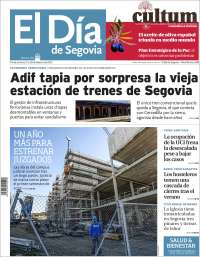 Portada de El Día de Segovia (España)