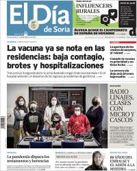 Portada de El Día de Soria (España)