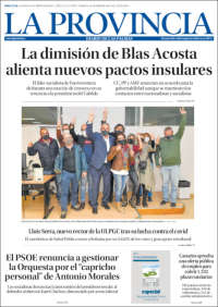 Portada de La Provincia (España)