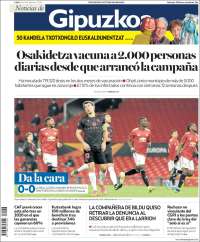 Portada de Noticias de Gipuzkoa (España)